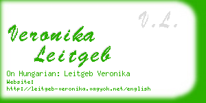 veronika leitgeb business card